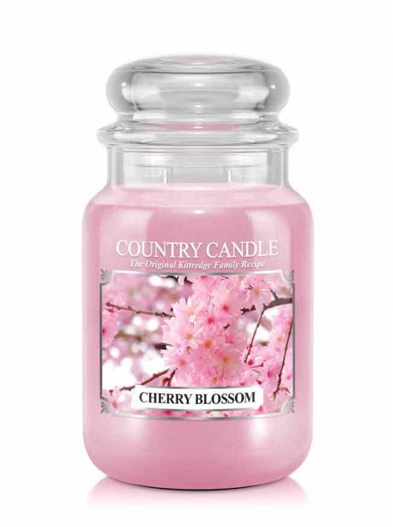 Vonná svíčka Country Candle Cherry blossom - 652 g / 2-knotová