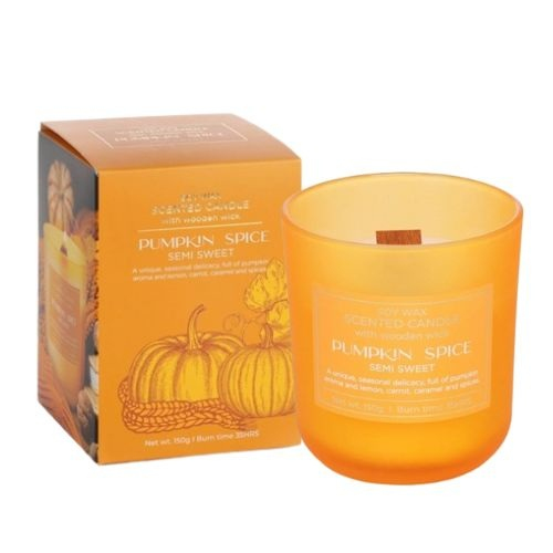 Vonná svíčka Pumpkin spice semi sweet 150g - 150 g
