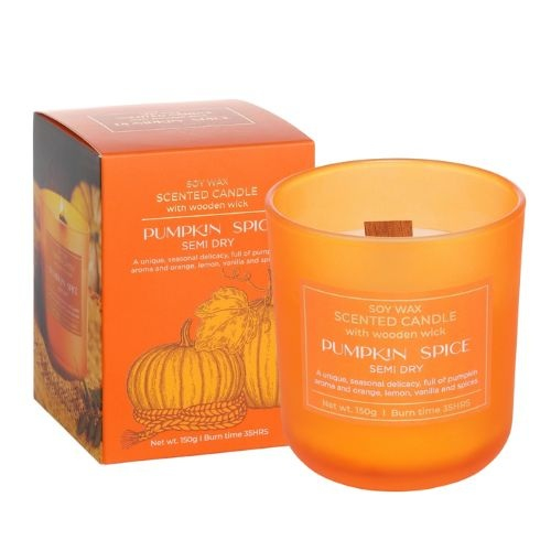 Vonná svíčka Pumpkin spice semi dry 150g - 150 g