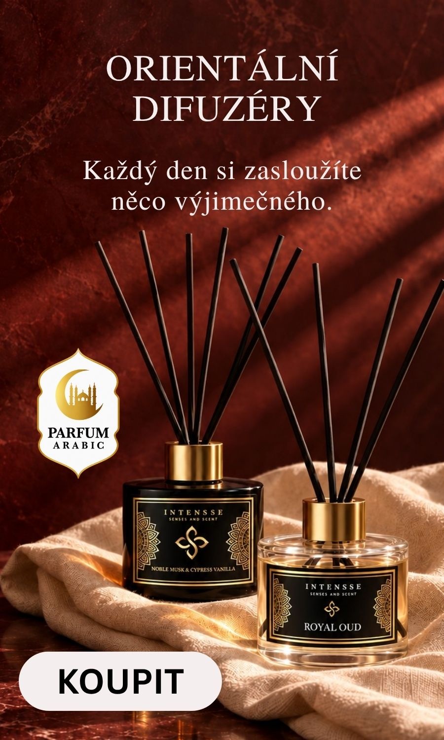 Orientální difuzéry Intensse - Esensino.cz